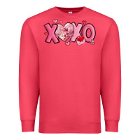 Cardinal xoxo disco heart valentine's day Premium Sweatshirt - MaliasSmallBusiness