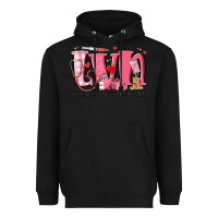 Black lvn licensed vocational nurse valentine's day Heavyweight Hoodie - MaliasSmallBusiness