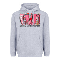 Heather Grey lvn licensed vocational nurse valentine's day Heavyweight Hoodie - MaliasSmallBusiness