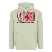 Matcha lvn licensed vocational nurse valentine's day Heavyweight Hoodie - MaliasSmallBusiness