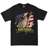 Black army veteran  pray Premium Tee - BarkalooDesign