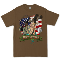 Cacao army veteran  pray Premium Tee - BarkalooDesign