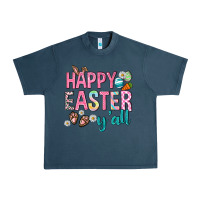 Midnight Navy Happy Easter y'all Urban Heavy Tee - Neo Western