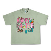 Oil Green Happy Easter y'all Urban Heavy Tee - Neo Western