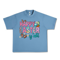 Pebble Blue Happy Easter y'all Urban Heavy Tee - Neo Western