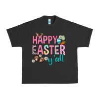 Pigment Black Happy Easter y'all Urban Heavy Tee - Neo Western