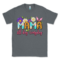 Charcoal Heather mama all day everyday Classic Tee - Artiststas