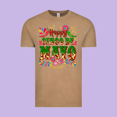 Happy Cinco De Mayo Vintage Tee Designed By Cts Tumbler Store