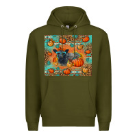 Army Green Autumn Baby Calf Premium Hoodie - LillyAllenDesigns