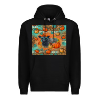 Black Autumn Baby Calf Premium Hoodie - LillyAllenDesigns