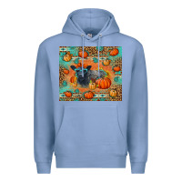 Colony Blue Autumn Baby Calf Premium Hoodie - LillyAllenDesigns