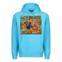Ocean Blue Autumn Baby Calf Premium Hoodie - LillyAllenDesigns