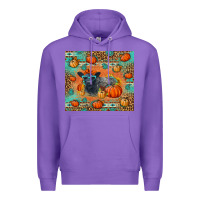 Purple Autumn Baby Calf Premium Hoodie - LillyAllenDesigns