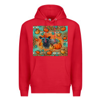 Red Autumn Baby Calf Premium Hoodie - LillyAllenDesigns