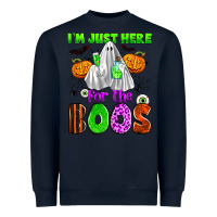 Navy i'm just here for the boos Heavyweight Sweatshirt - Zillion Design Studio