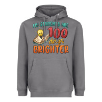 Storm my students 100 days brighter Heavyweight Hoodie - MaliasSmallBusiness
