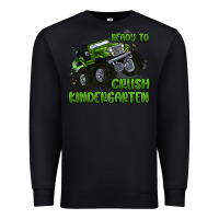 Black ready to crush kindergarten Premium Sweatshirt - MaliasSmallBusiness