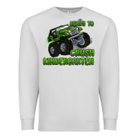 Dove Grey ready to crush kindergarten Premium Sweatshirt - MaliasSmallBusiness