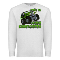 Oatmeal Heather ready to crush kindergarten Premium Sweatshirt - MaliasSmallBusiness