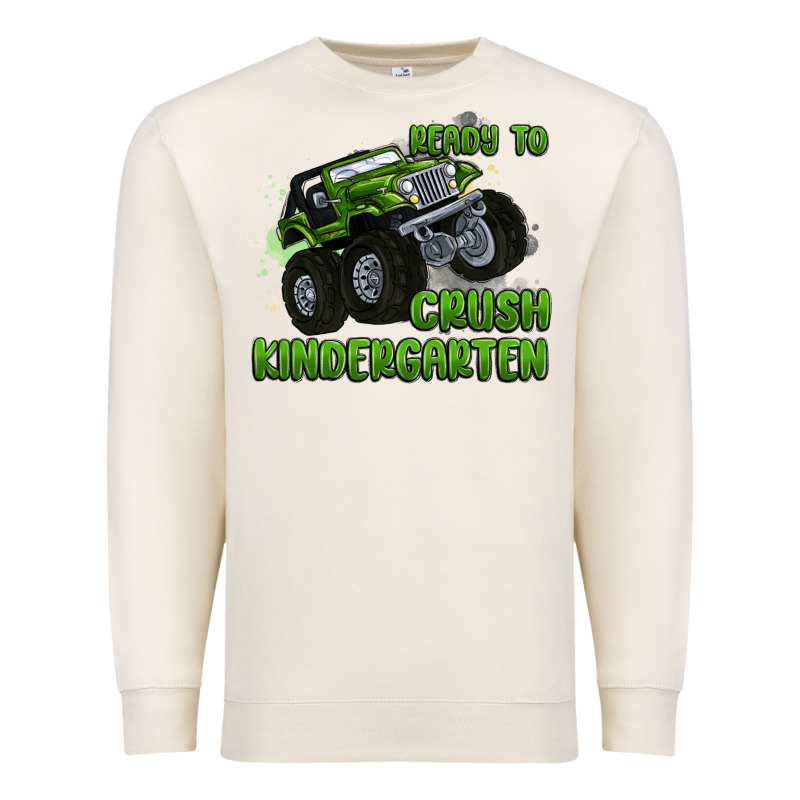 Ready To Crush Kindergarten Premium Sweatshirt by MaliasSmallBusiness | Teevron