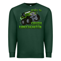 Sports Green ready to crush kindergarten Premium Sweatshirt - MaliasSmallBusiness