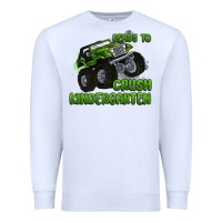 White ready to crush kindergarten Premium Sweatshirt - MaliasSmallBusiness