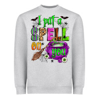 Heather Grey i put a spell on you Heavyweight Sweatshirt - Zillion Design Studio