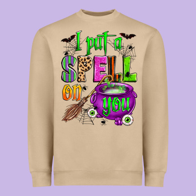 I Put A Spell On You Heavyweight Sweatshirt Designed By Zillion Design Studio