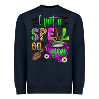 Navy i put a spell on you Heavyweight Sweatshirt - Zillion Design Studio