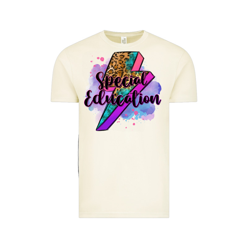 Special Eduation Teacher Lightning Bolt Vintage Tee by Zillion Design Studio | Teevron