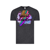 Vintage Black special eduation teacher lightning bolt Vintage Tee - Zillion Design Studio