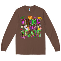 Chestnut trick or teach Long Sleeve Tee - AdoDesignShop
