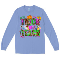 Colony Blue trick or teach Long Sleeve Tee - AdoDesignShop