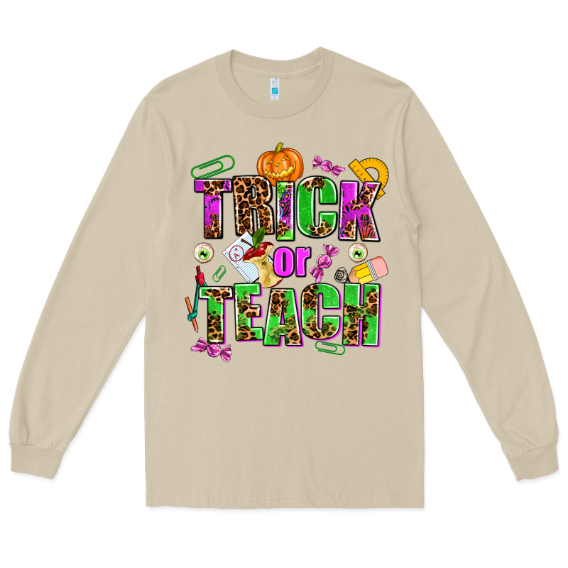 Trick Or Teach Long Sleeve Tee by AdoDesignShop | Teevron