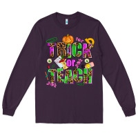 Plum trick or teach Long Sleeve Tee - AdoDesignShop