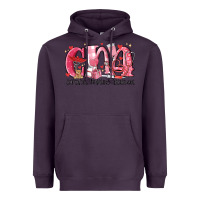 Plum cna certified valentine nursing assistant valentin Heavyweight Hoodie - MaliasSmallBusiness