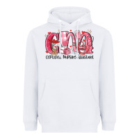 White cna certified valentine nursing assistant valentin Heavyweight Hoodie - MaliasSmallBusiness