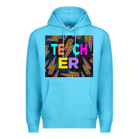 Ocean Blue Western Teacher Flash Tumbler Premium Hoodie - LillyAllenDesigns