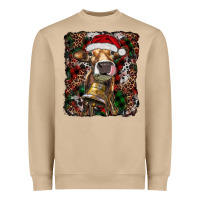 Mushroom christmas heifer with leoard and cowhide Heavyweight Sweatshirt - RanaPortraitStore