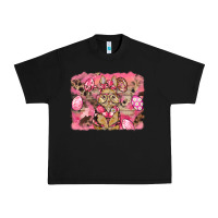 Black pink camouflage bunny background Urban Heavy Tee - BarkalooDesign
