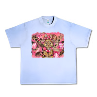 Grape Ice pink camouflage bunny background Urban Heavy Tee - BarkalooDesign