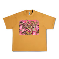 Peanut Butter pink camouflage bunny background Urban Heavy Tee - BarkalooDesign