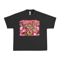 Pigment Black pink camouflage bunny background Urban Heavy Tee - BarkalooDesign