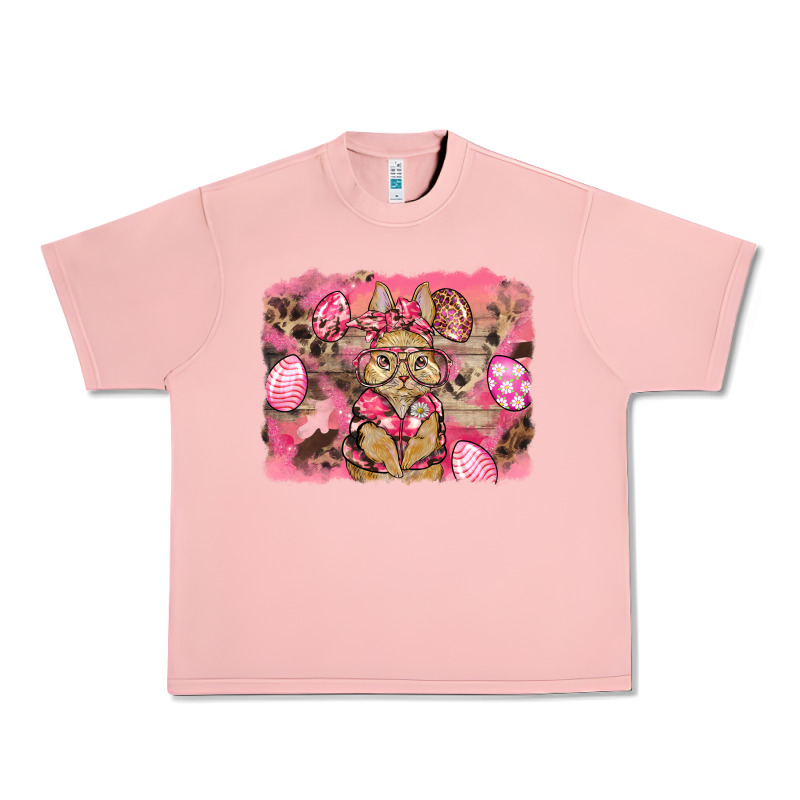 Pink Camouflage Bunny Background Urban Heavy Tee by BarkalooDesign | Teevron