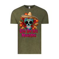 Vintage Olive dia de los muertos Vintage Tee - CTS Tumbler Store
