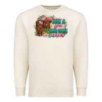 Sandshell just a girl who loves cows Premium Sweatshirt - MaliasSmallBusiness