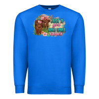 True Royal just a girl who loves cows Premium Sweatshirt - MaliasSmallBusiness