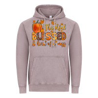 Vintage Zinc thankful blessed and kind of a mess Vintage Hoodie - Zillion Design Studio