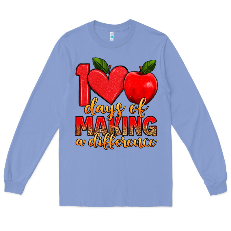 100 Days Of Making A Difference Long Sleeve Tee by Artiststas | Teevron