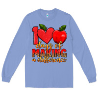 Colony Blue 100 days of making a difference Long Sleeve Tee - Artiststas
